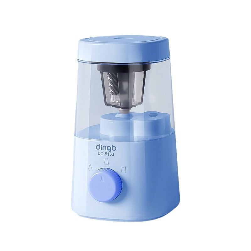 Electric pencil sharpener for primary school students, fully automatic pencil sharpener, dual power supply, creative pencil sharpener